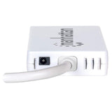 Manhattan Hub de 3 puertos USB 3.0 con Adaptador Gigabit Ethernet Laptop USB 3.2 Gen 1 (3.1 Gen 1) Type-A 3 1 Blanco