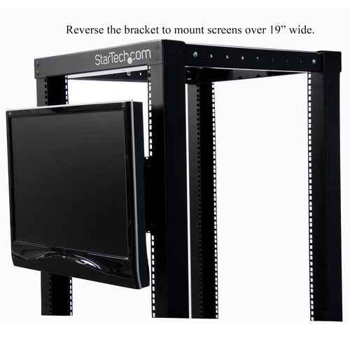 StarTech.com Bracket Soporte Montura para Monitores VESA LCD en Rack Armario de 19" Pulgadas Accesorios para rack S