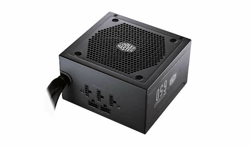 Fuente de Poder Cooler Master MasterWatt 650W ATX 12V 80 Plus Bronze Semi Modular 20+4 pin Fan 120mm Negro