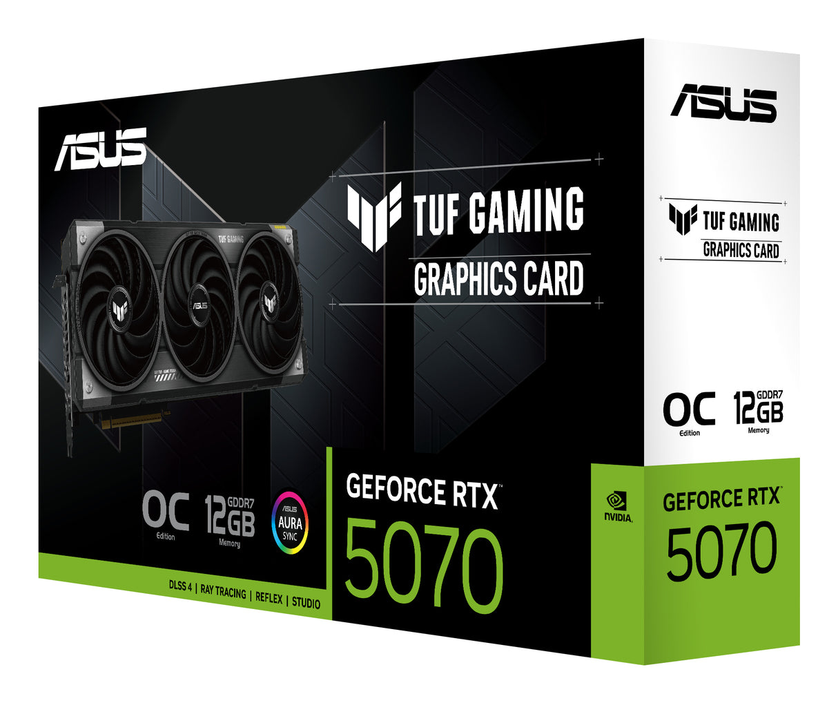 ASUS TUF Gaming TUF-RTX5070-O12G-GAMING tarjeta gráfica NVIDIA GeForce RTX 5070 12 GB GDDR7
