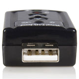 StarTech.com Tarjeta de Sonido 7,1 Virtual USB Externa Adaptador Conversor Tarjetas de audio No 7.1 canales USB