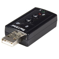 StarTech.com Tarjeta de Sonido 7,1 Virtual USB Externa Adaptador Conversor Tarjetas de audio No 7.1 canales USB
