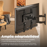 Manhattan Soporte universal para barra de sonido soportes de altavoces Pared 15 kg Plástico, Acero Negro