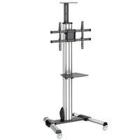 StarTech.com Carro de Transporte para Televisor de 32 a 70 Pulgadas - Carrito AV Móvil Mesa Rodante para TV VESA con Ajuste de un Toque Monitor
