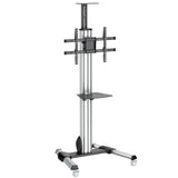 StarTech.com Carro de Transporte para Televisor de 32 a 70 Pulgadas - Carrito AV Móvil Mesa Rodante para TV VESA con Ajuste de un Toque Monitor