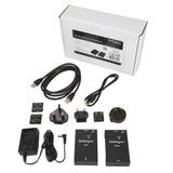 StarTech.com Extensor Alargador de 1 Puerto USB 2.0 por Cable Cat5 o Cat6 - 50m extensores de la consola Transmisor y receptor de consola 480 Mbit/s 50 m Negro