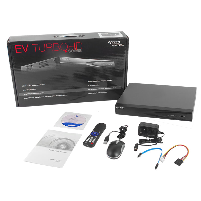 Epcom KEVTX8T8EW kit de videovigilancia Alámbrico 8 canales