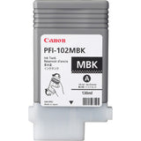 Canon PFI-102MBK Cartucho de Tinta Tinta a base de pigmentos 1 130 ml Original