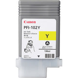Canon PFI-102Y Cartucho de Tinta Tinta a base de pigmentos 1 130 ml Original