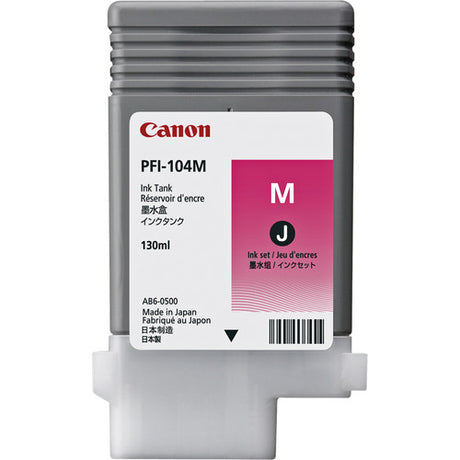 Canon PFI-104M Cartucho de Tinta Tinta a base de pigmentos Impresión por inyección de tinta 1 130 ml