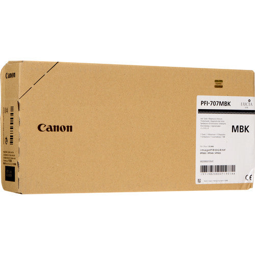 Canon PFI-707MBK Cartucho de Tinta Tinta a base de pigmentos 1 700 ml Original