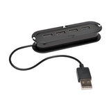 Tripp Lite U222-004 Ultra-Mini Hub de 4 Puertos USB 2.0 de Alta Velocidad, 480 Mbit/s, China, 101.6 mm