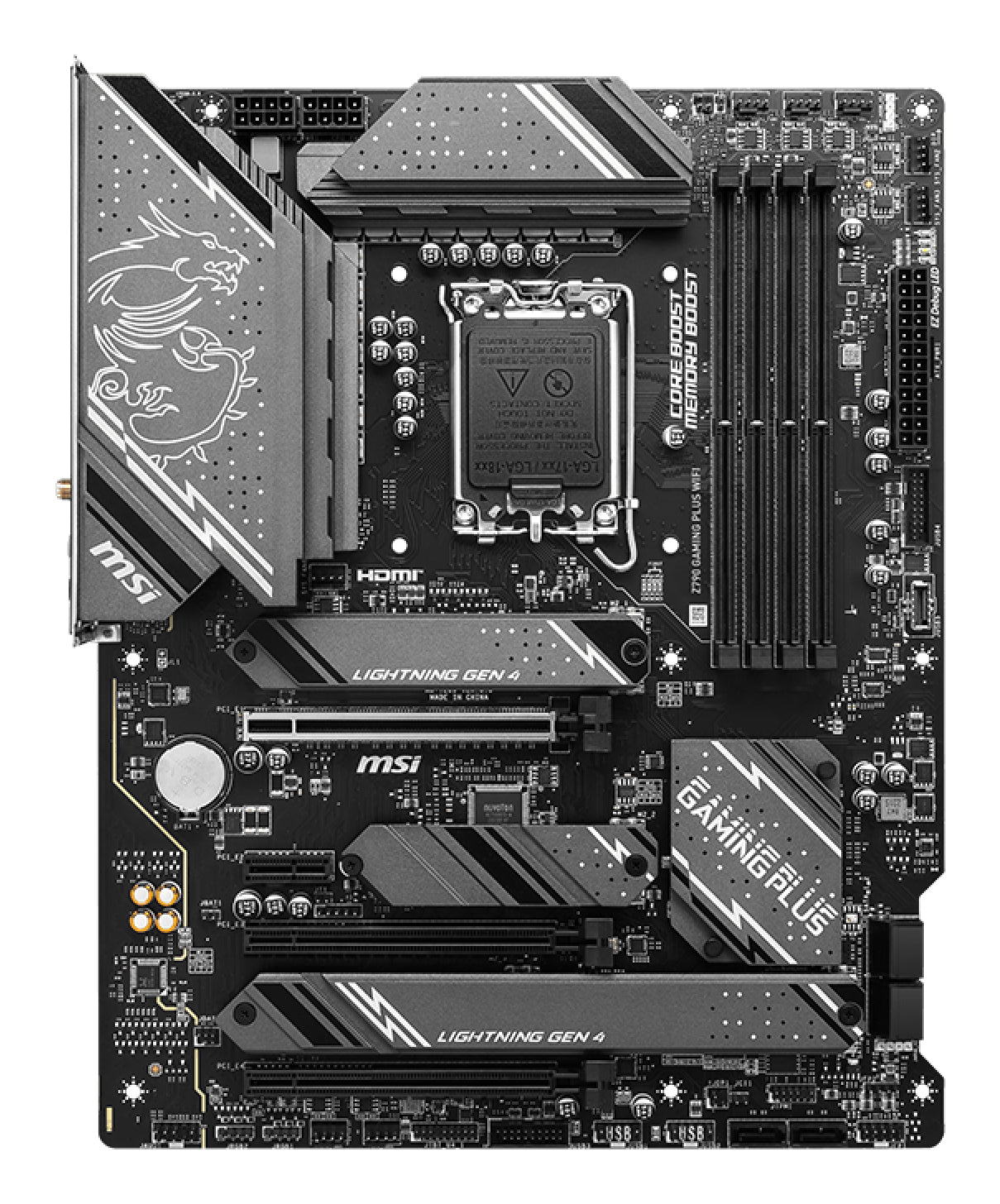 MSI Z790 GAMING PLUS WIFI placas base Intel LGA 1700 LGA 1700 DDR5-SDRAM