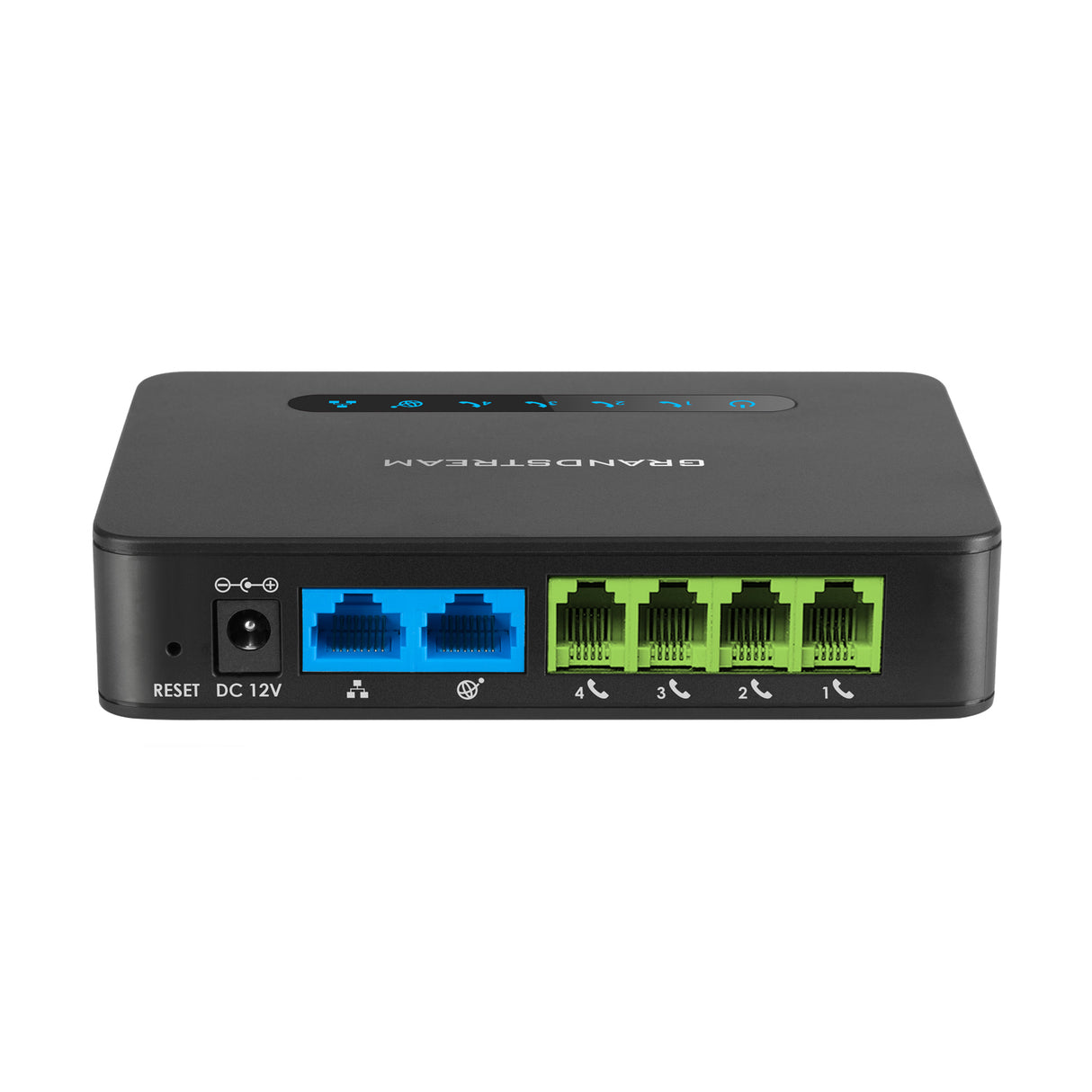 HT814, ATA VOIP con 4 puertos FXS y ruteador integrado