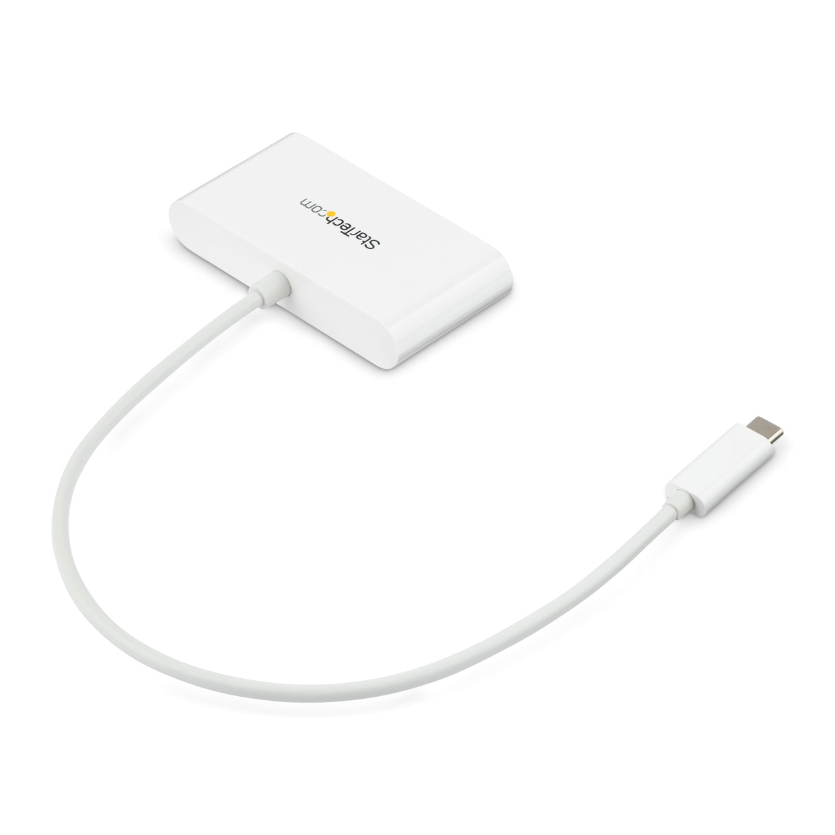 StarTech.com Concentrador USB 3.0 (5Gbps) de 3 Puertos con USB-C y Ethernet Gigabit - Hub Ladrón de USB Convencional - Blanco tarjetas de red Alámbrico USB Ethernet 1