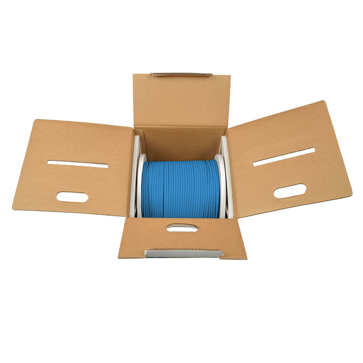 Tripp Lite N222-01K-BL Cable Ethernet a Granel de PVC UTP Cat6 Gigabit Núcleo Sólido, Azul, 304.8 m [1000 pies], TAA