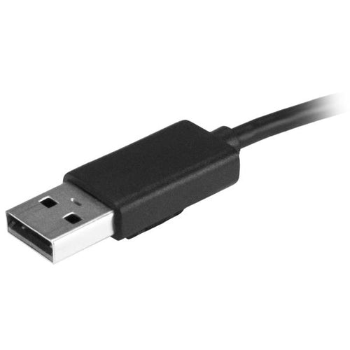 StarTech.com Concentrador Ladrón USB 2.0 de 4 Puertos con Cable Integrado - Hub Portátil USB 2.0 Hubs de interfaz 4 USB 