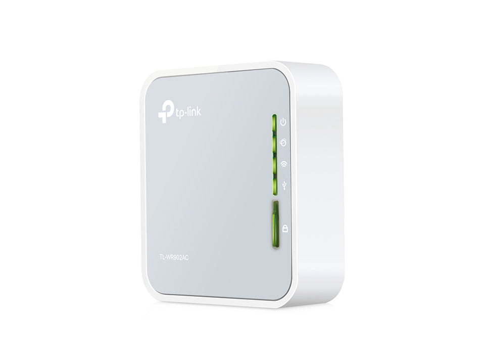 TP-Link TL-WR902AC Router Si Doble banda (2,4 GHz / 5 GHz) Wi-Fi 5 (802.11ac) 733 Mbit/s