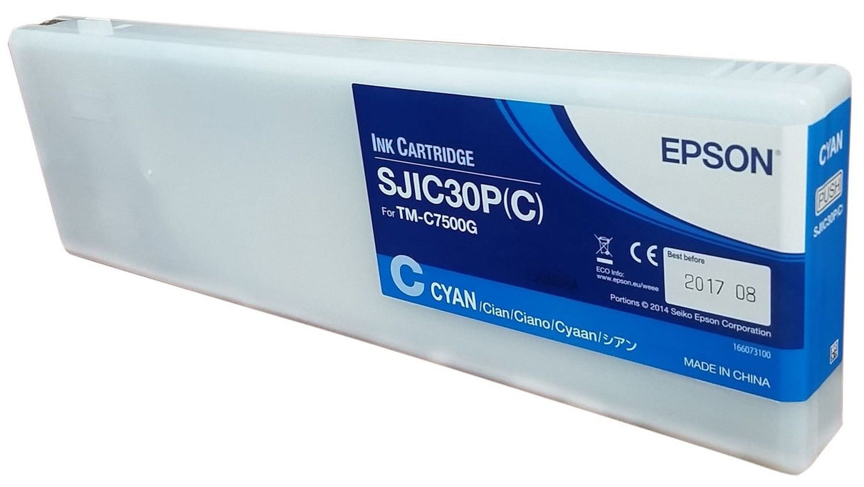Epson SJIC30P(C) Cartucho de Tinta Brillo ColorWorks C7500G 1 Original