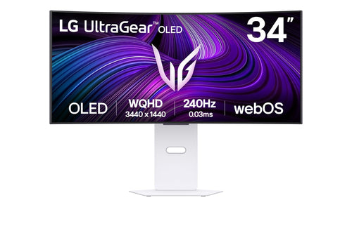 34GX90SA-W - LG 34GX90SA-W Monitor 86,4 cm (34") 3440 x 1440 Pixeles Wide Quad HD OLED Blanco