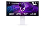 34GX90SA-W - LG 34GX90SA-W Monitor 86,4 cm (34") 3440 x 1440 Pixeles Wide Quad HD OLED Blanco
