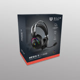 Audífonos Gamer BALAM RUSH Hesix II HS688 / Alámbricos + Over Ear + Bocinas 50 mm + Mic Fijo / Sonido Dinámico + Compati
