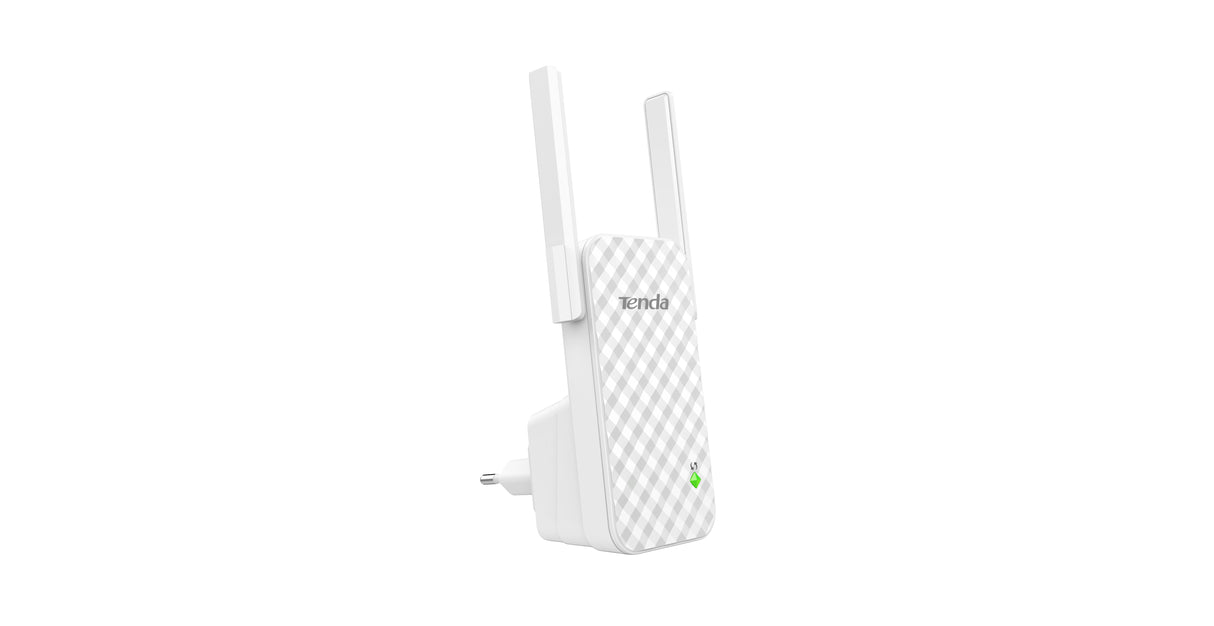 Tenda A9 extensor de red Transmisor y receptor de red Gris, Blanco, 300 Mbit/s, 3 dBi, Externo
