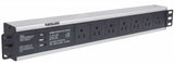 BARRA INT PDU 7 CONTACTOS 1.5 U P/RACK Y GABINETE CON SUPRESOR