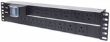 BARRA INT PDU 15 CONT 2U PARA RACK/GABINETE