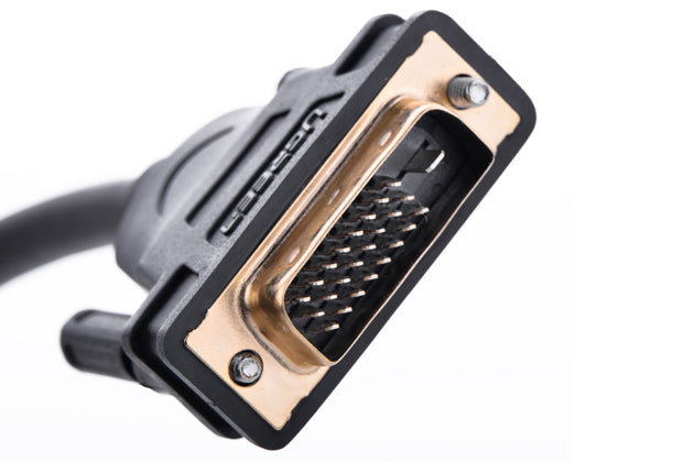 Ugreen 20118 adaptador de cable de vídeo DVI-D HDMI Negro, Oro