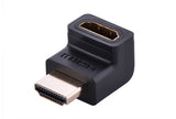 Ugreen 20110 cambiador de género para cable HDMI Negro, Oro