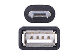 Ugreen 10396 cable USB USB 2.0 0,12 m USB A Micro-USB B 0,48 Gbit/s Negro