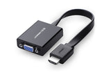 Ugreen 40248 adaptador de cable de vídeo 0,16 m HDMI Negro