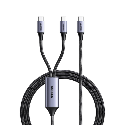 Ugreen 35087 cable USB USB 3.2 Gen 1 (3.1 Gen 1) 1,5 m USB C 2 x USB C Negro, Gris