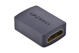 Ugreen 20107 cambiador de género para cable HDMI Negro, Oro