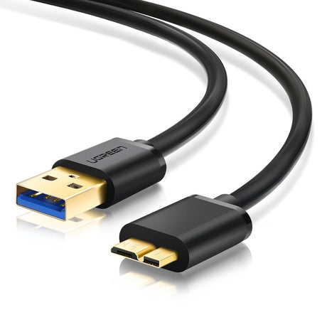Ugreen 10840 cable USB USB 3.2 Gen 1 (3.1 Gen 1) 0,5 m Micro-USB A Micro B Negro