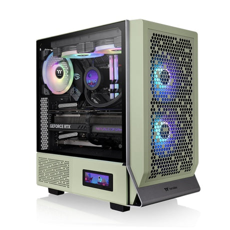 Thermaltake Ceres 300 TG Midi Tower Verde, ATX, EATX, Micro ATX, CA-1Y2-00MEWN-00