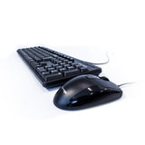 KIT VORAGO KM-104 TECLADO Y MOUSE ALAMBRICO MULTIMEDIA USB