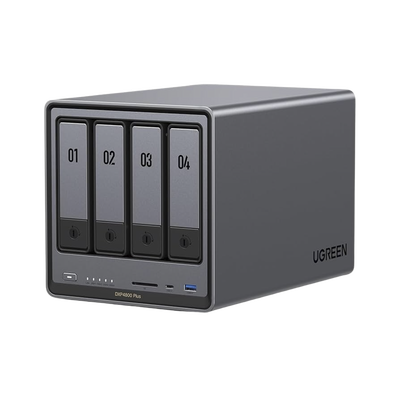 Ugreen NASync DXP4800 Plus NAS Escritorio Intel® Pentium® 8 GB DDR5 UGOS Pro Negro