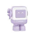 Cargador RobotGaN de 65W Serie UNO | 3 Puertos de Carga Rápida | 2 USB-C | 1 USB-A | PD 3.0 | QC 4.0 | Carga Inteligente | Tecnología GaN II | Zapato Magnético Extraíble | Carcasa Ignífuga | Pantalla LED