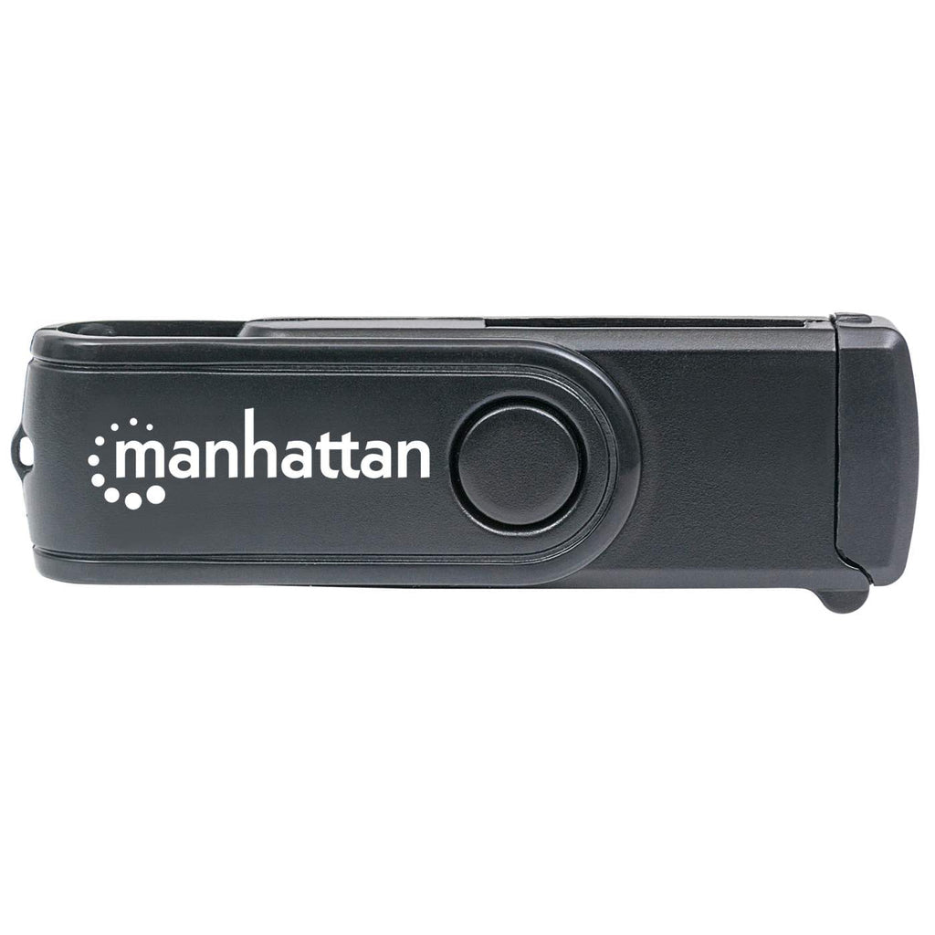 Manhattan Mini Lector y grabador externo de tarjetas lector de tarjetas 5000 Mbit/s Negro Actividad CE, FCC, RoHS