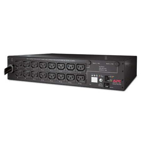 APC AP7911B unidades de distribución de energía (pdus) Conmutado 2U Negro 16 salidas AC
