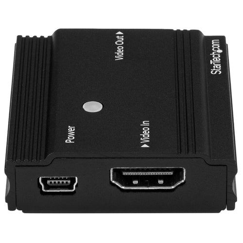 StarTech.com Amplificador de Señal HDMI - Extensor Alargador HDMI 4K a 60Hz - Hasta 9 Metros con Cable Convencional Audi