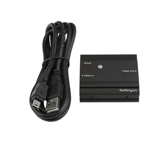 StarTech.com Amplificador de Señal HDMI - Extensor Alargador HDMI 4K a 60Hz - Hasta 9 Metros con Cable Convencional Audi