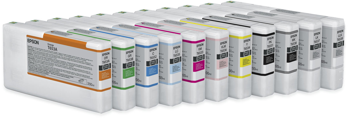 Epson Cartucho T6539 gris claro Cartucho de Tinta Tinta a base de pigmentos Impresión por inyección de tinta Stylus Pro 4900 SpectroProofer UV 1 pieza(s)