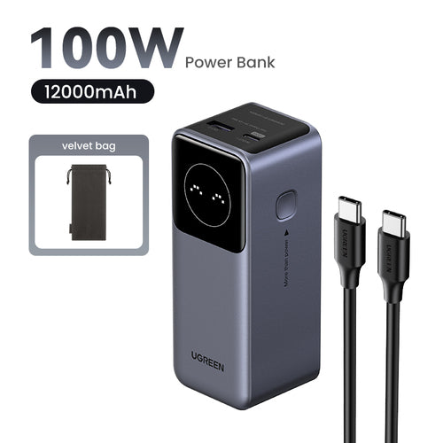 35526B - Ugreen Power Bank / 12000 mAh / 100 W Max 35526B