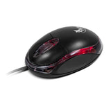 Xtech XTM-195 ratón Ambidiestro USB tipo A Óptico 1000 DPI, Negro | Ratones