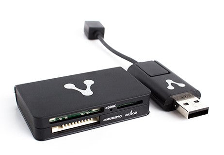 Vorago CR-300 lector de tarjeta USB/Micro-USB Negro