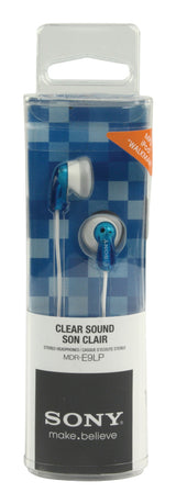 Sony MDR-E9LP Auriculares Auriculares Dentro de oído Música Azul, Blanco