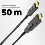 355698 - Manhattan 355698 Cables HDMI 50 m HDMI tipo A (Estándar) HDMI tipo D (Micro)